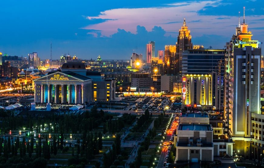 Evening sightseeing tour of Nur-Sultan
